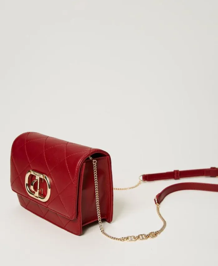 Twinset Shoulder Bags Shoulder Bag With Oval T Closure Pompeiian Red 8211 Bags