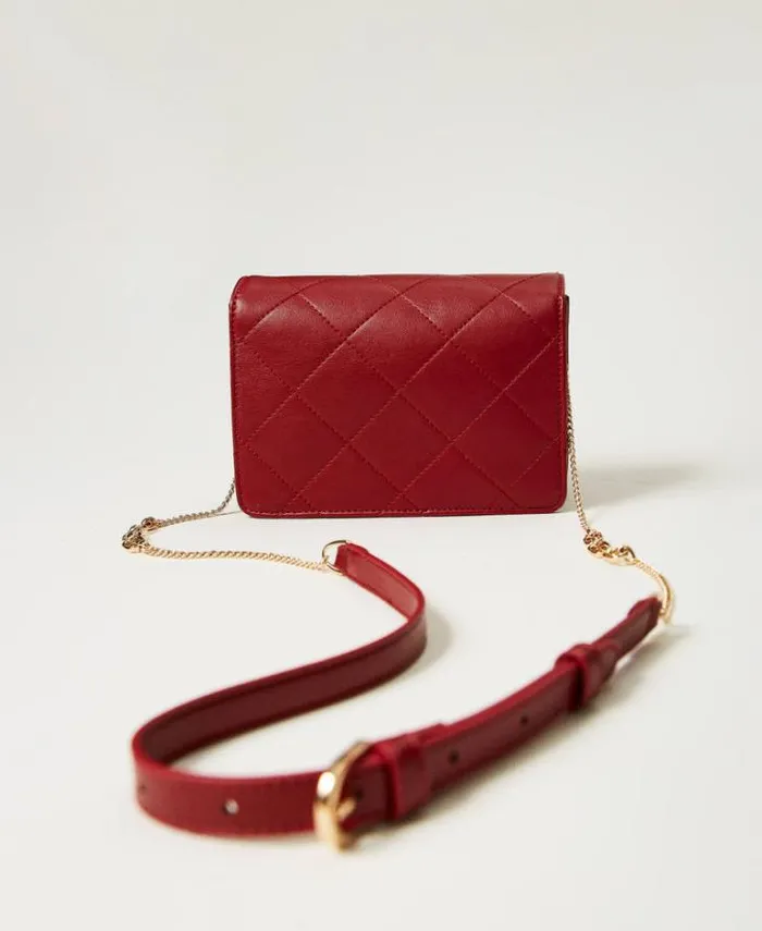 Twinset Shoulder Bags Shoulder Bag With Oval T Closure Pompeiian Red 8211 Bags