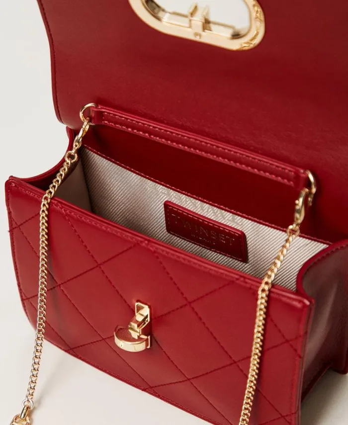Twinset Shoulder Bags Shoulder Bag With Oval T Closure Pompeiian Red 8211 Bags