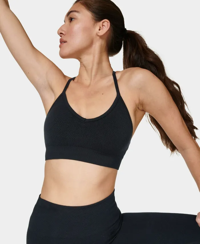 Underwear Women Sweaty Betty Mindful Seamless Yoga Bra Black
