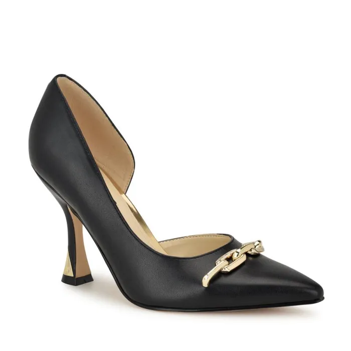 Vampe D039Orsay Chain Pumps Black Women Nine West Heels Vampe D039Orsay Chain Pumps Black Women Nine West Heels