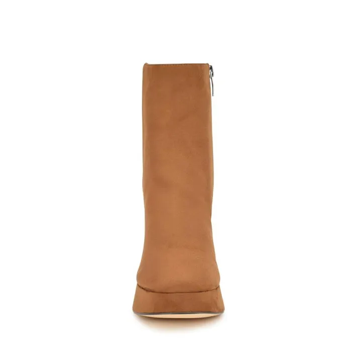 Velo Dress Booties Medium Brown Women Nine West Boots and Booties Velo Dress Booties Medium Brown Women Nine West Boots and Booties