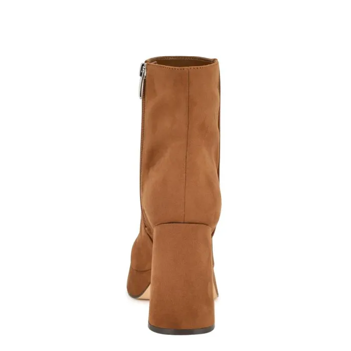 Velo Dress Booties Medium Brown Women Nine West Boots and Booties Velo Dress Booties Medium Brown Women Nine West Boots and Booties