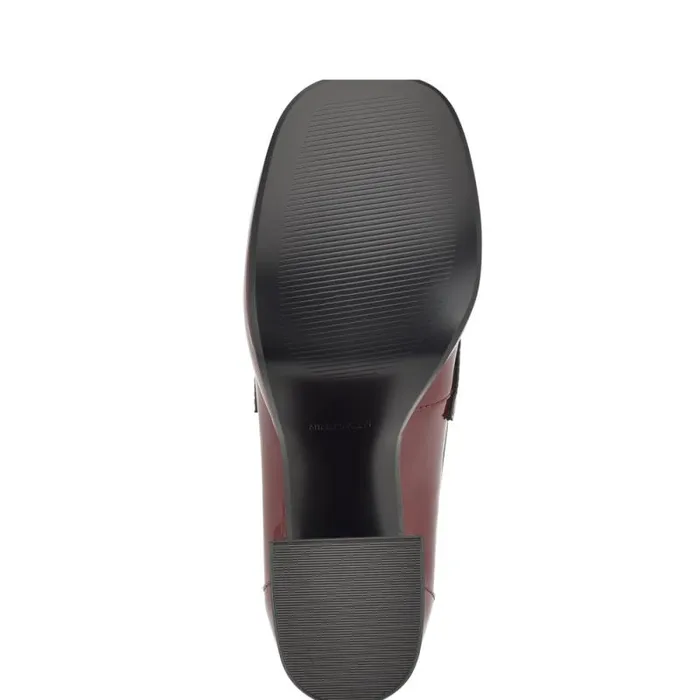 Verge Heeled Platform Loafers Medium Red Women Nine West Heels