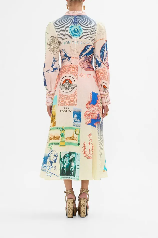 WAIST TIE SHIRT DRESS HAUTE PASSPORT Haute Passport Womens Camilla Dresses