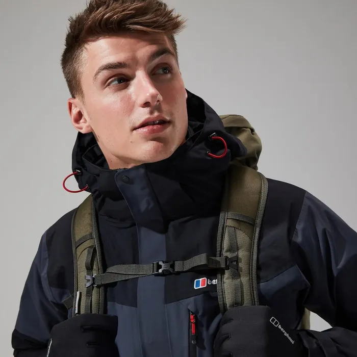 Waterproof Men Berghaus Arran Gemini 3in1 Jacket 8211 Dark GreyBlack