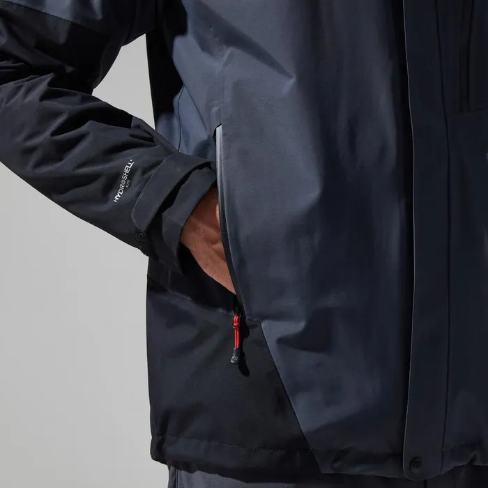 Waterproof Men Berghaus Arran Gemini 3in1 Jacket 8211 Dark GreyBlack