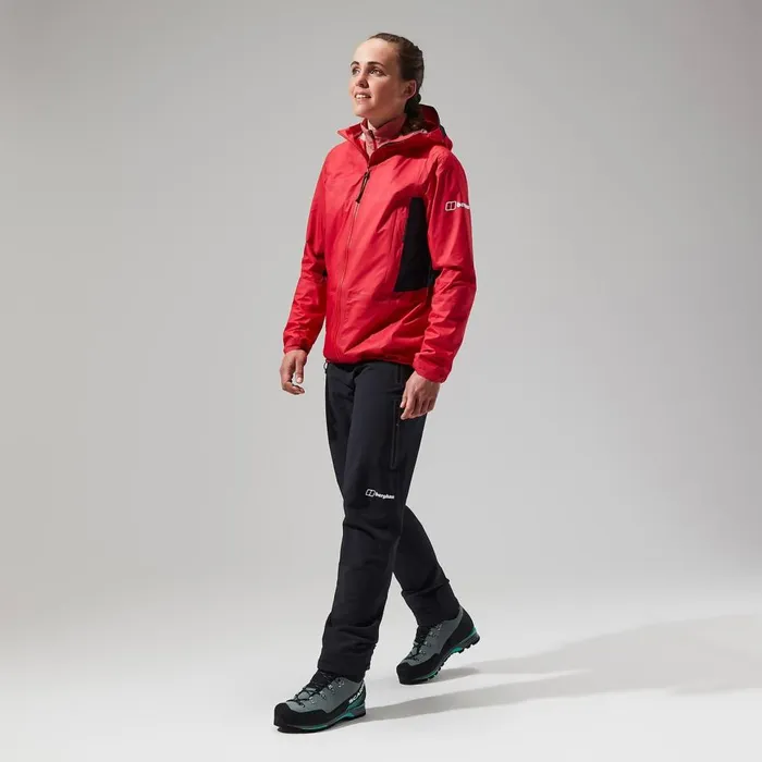 Waterproof Women Berghaus MTN Guide Hyper Alpha Jacket 8211 RedBlack
