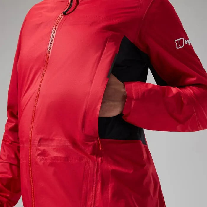 Waterproof Women Berghaus MTN Guide Hyper Alpha Jacket 8211 RedBlack