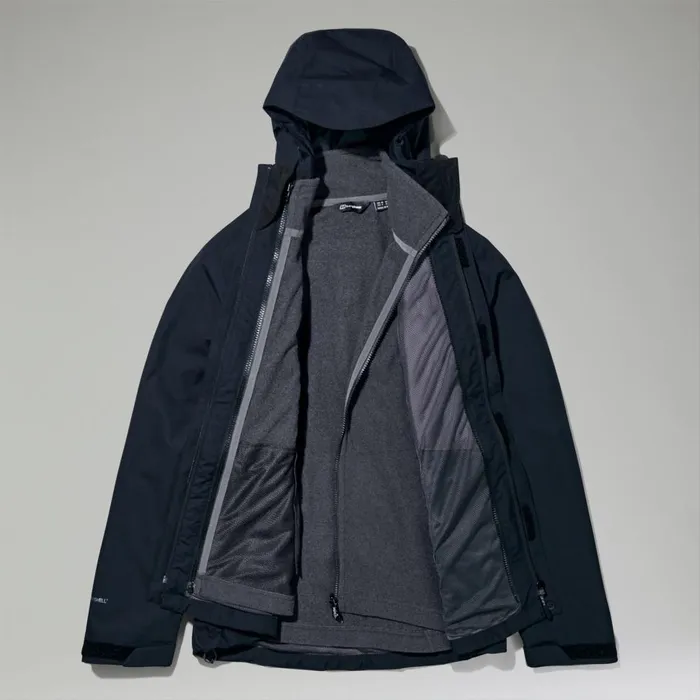 Waterproof Women Berghaus Nalleru Gemini 3in1 Jacket 8211 Black