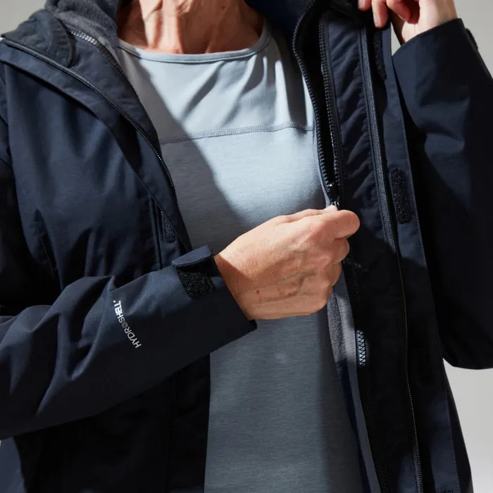 Waterproof Women Berghaus Nalleru Gemini 3in1 Jacket 8211 Black