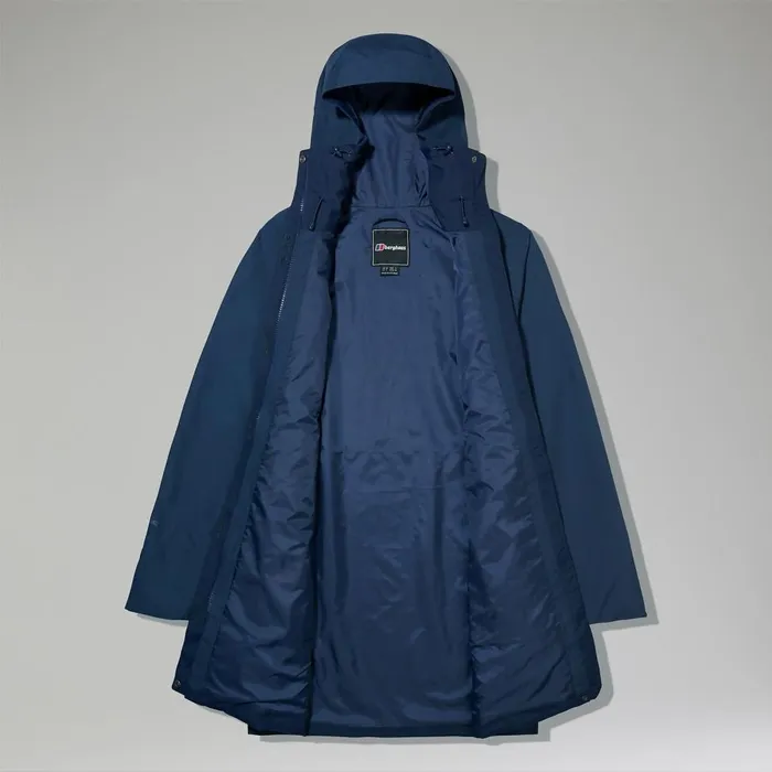 Waterproof Women Berghaus Omeara Long Waterproof Jacket 8211 Blue