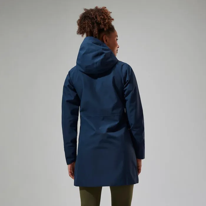 Waterproof Women Berghaus Omeara Long Waterproof Jacket 8211 Blue