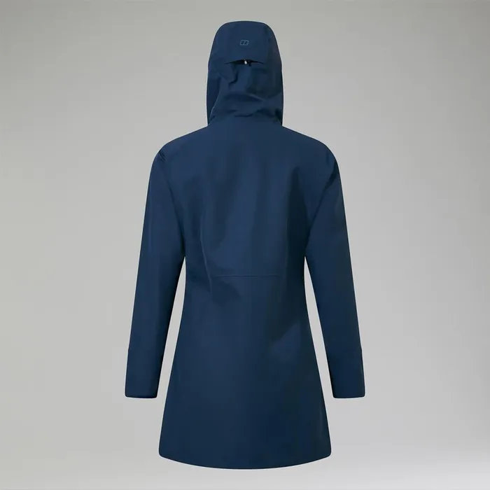 Waterproof Women Berghaus Omeara Long Waterproof Jacket 8211 Blue
