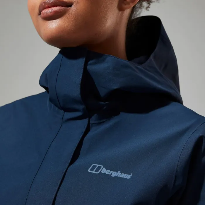 Waterproof Women Berghaus Omeara Long Waterproof Jacket 8211 Blue