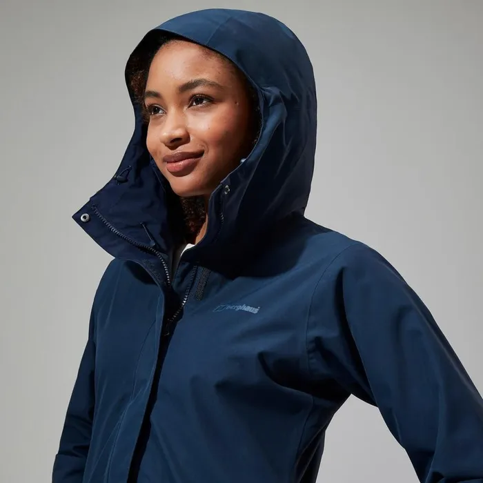 Waterproof Women Berghaus Omeara Long Waterproof Jacket 8211 Blue