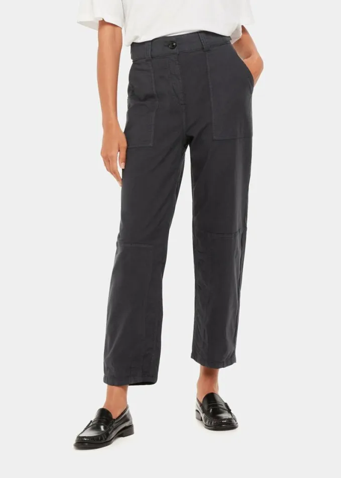 Whistles Alice Pocket Detail Trouser Navy Women Pants