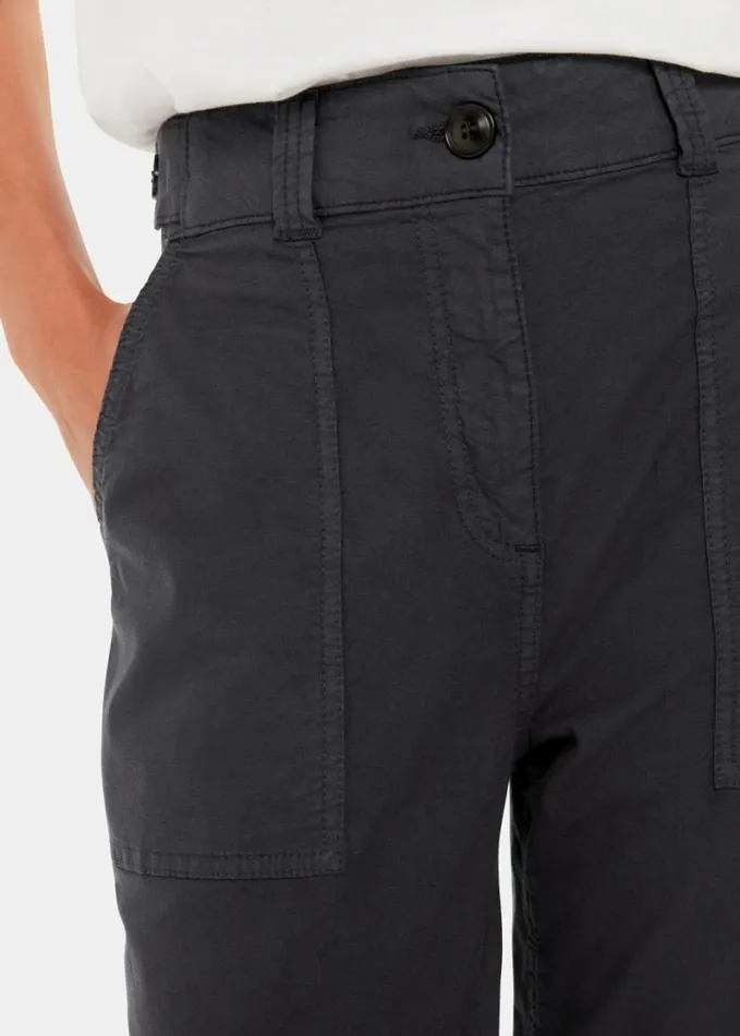 Whistles Alice Pocket Detail Trouser Navy Women Pants