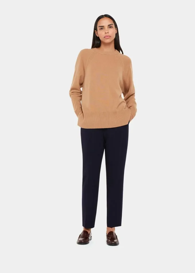 Whistles Ella Essential Trouser Navy Women Pants