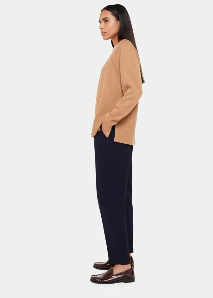 Whistles Ella Essential Trouser Navy Women Pants
