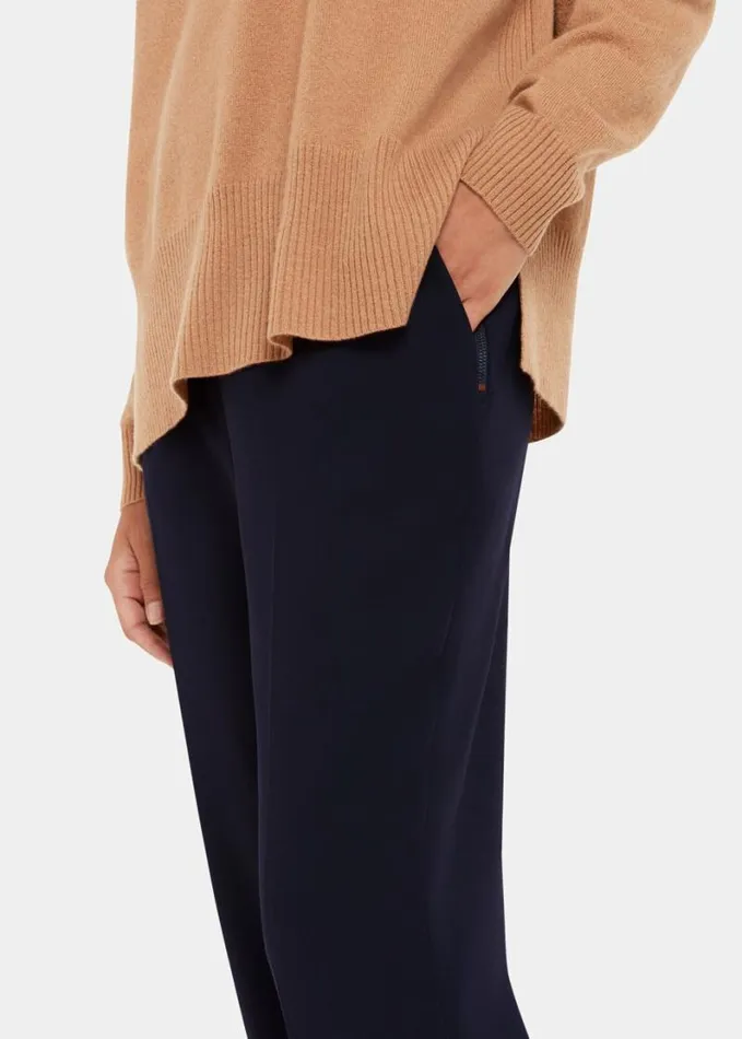 Whistles Ella Essential Trouser Navy Women Pants