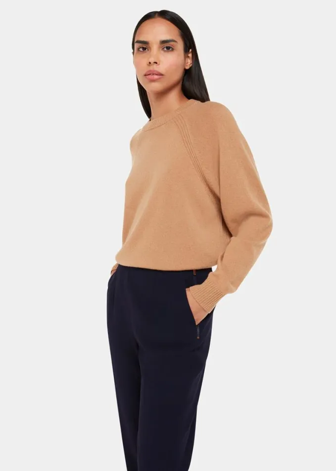 Whistles Ella Essential Trouser Navy Women Pants