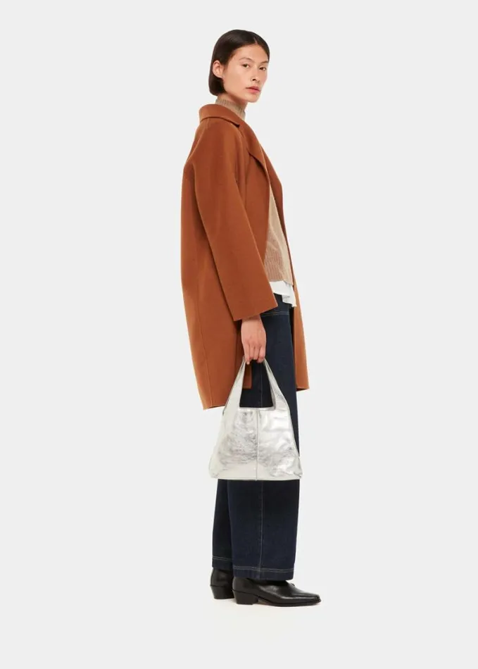 Whistles Funnel Neck Tank Camel Women Sweaters and Cashmere