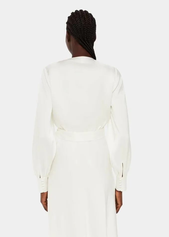 Whistles Lilly Bridal Cover Up Ivory Women Wedding Dresses