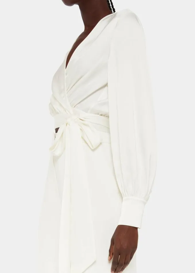 Whistles Lilly Bridal Cover Up Ivory Women Wedding Dresses