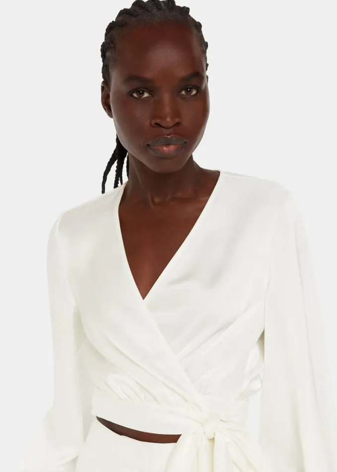 Whistles Lilly Bridal Cover Up Ivory Women Wedding Dresses