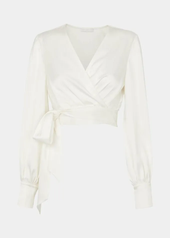 Whistles Lilly Bridal Cover Up Ivory Women Wedding Dresses