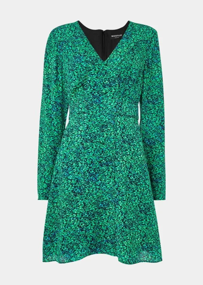 Whistles Petite Dappled Floral Lori Dress Greenmulti Women Petite Dresses and Jumpsuits Whistles Petite Dappled Floral Lori Dress Greenmulti Women Petite Dresses and Jumpsuits