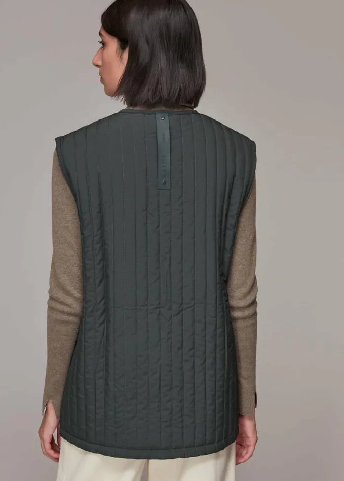 Whistles Rains Liner Vest Grey Women Coats and Jackets