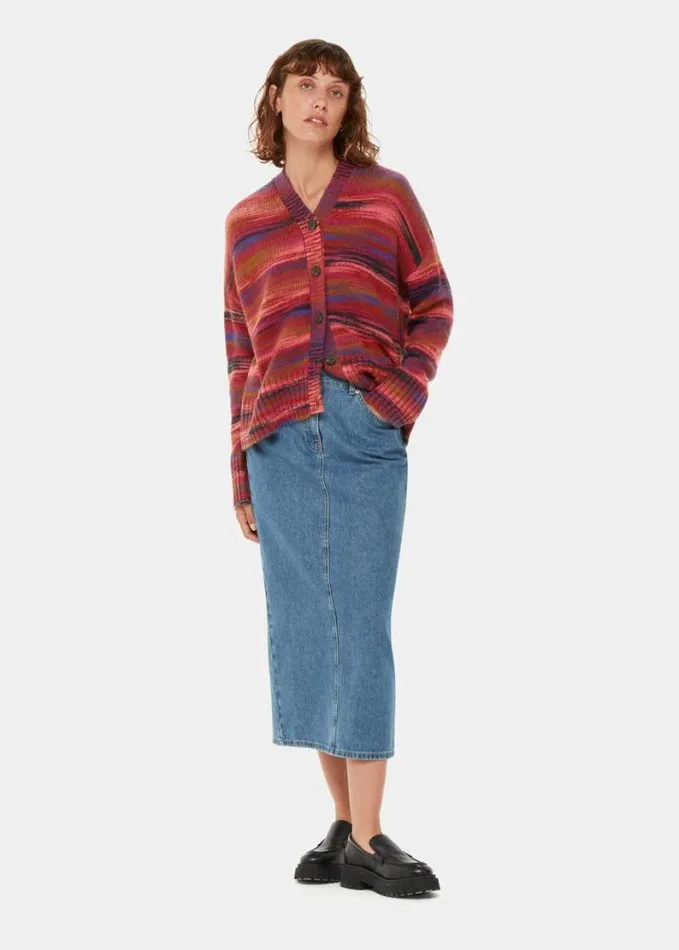 Whistles Space Dye Cardigan Multicolour Women Sweaters and Cashmere