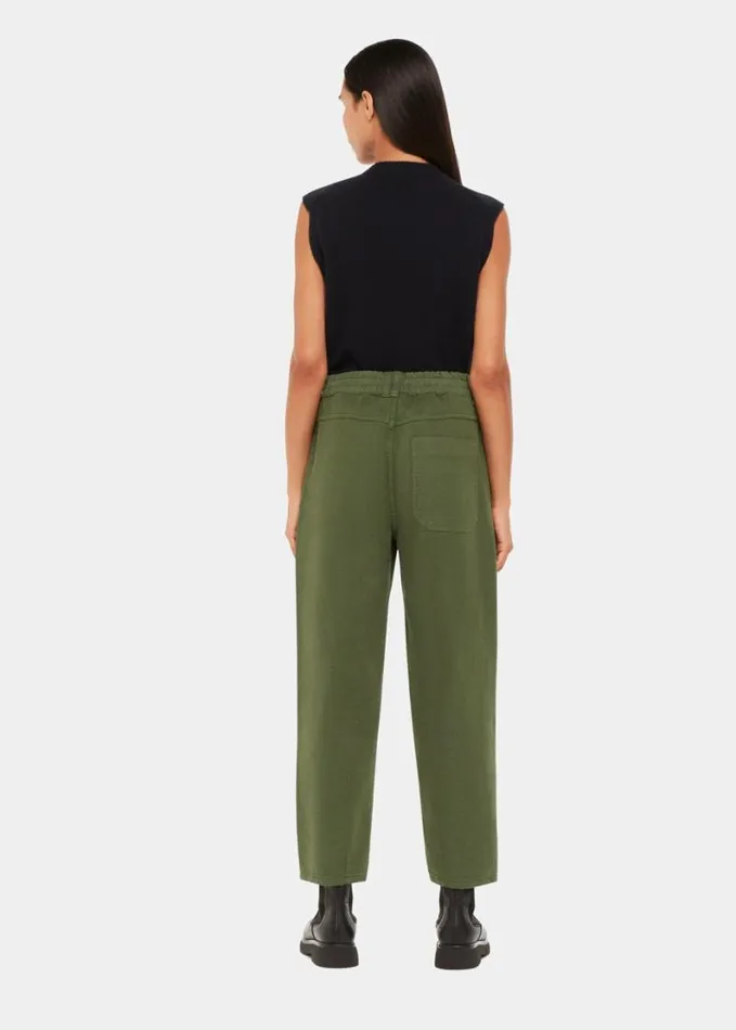 Whistles Tessa Casual Trouser Khaki Women Pants