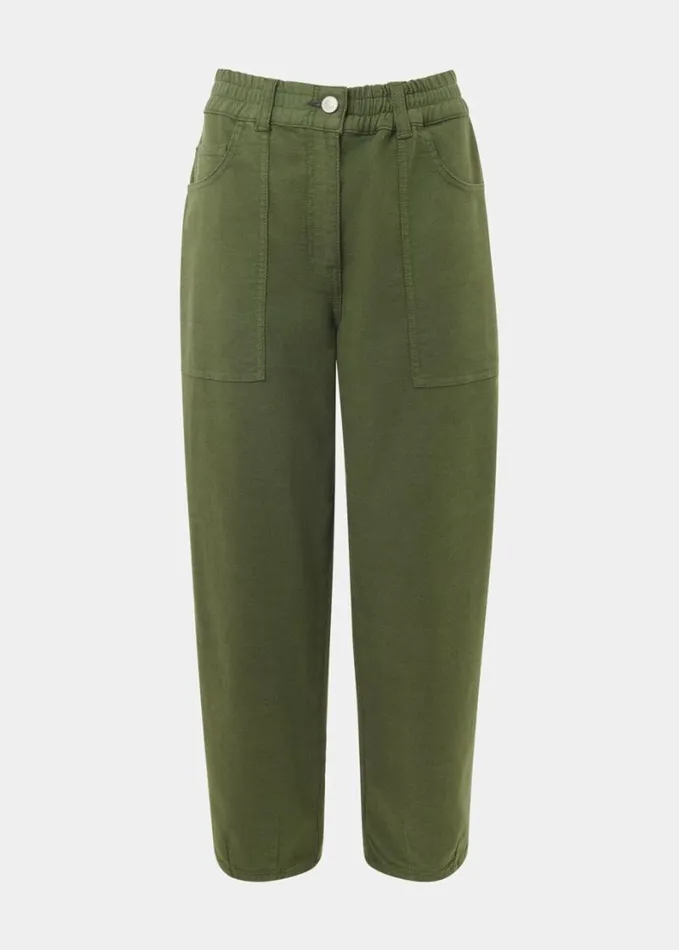 Whistles Tessa Casual Trouser Khaki Women Pants