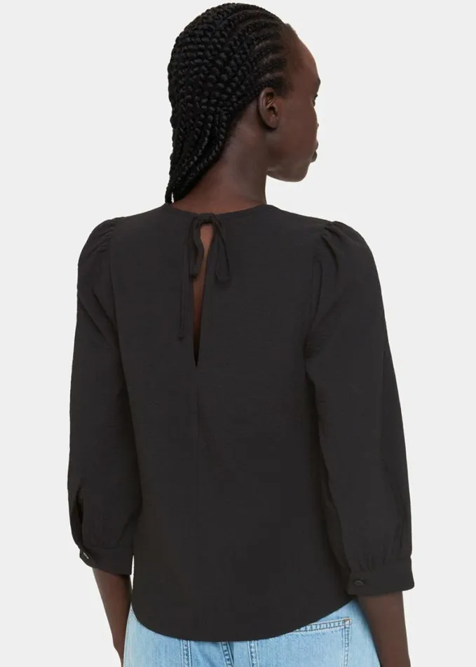 Whistles Zenni Blouse Black Women Tops