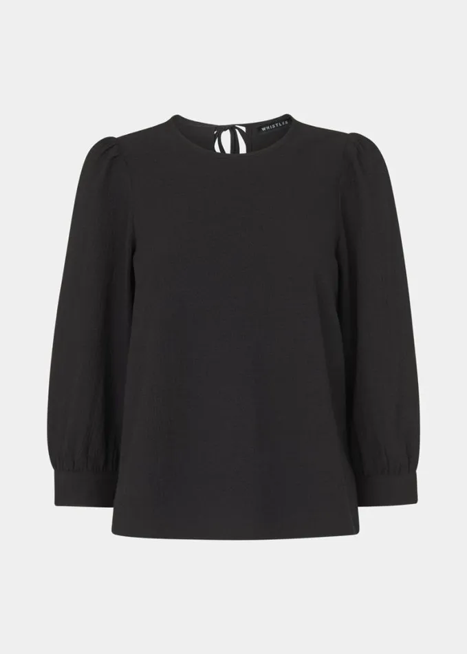 Whistles Zenni Blouse Black Women Tops