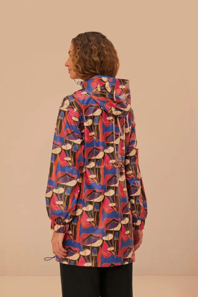 Wild Mushrooms Short Raincoat Women FARM Rio Coats