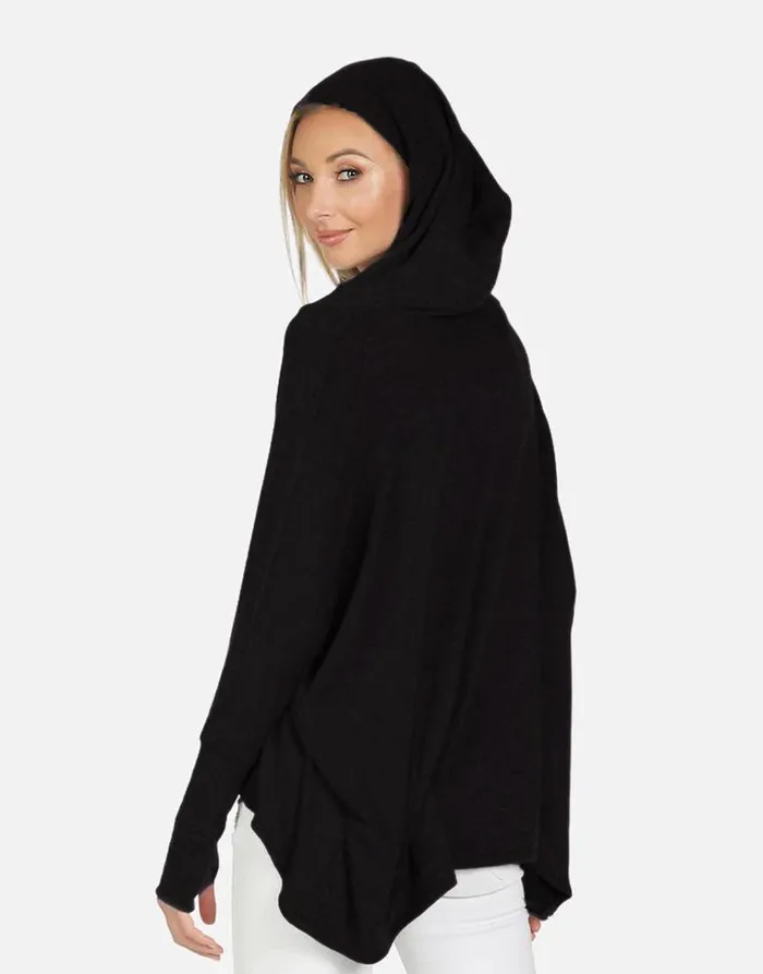 Wilma X KISS Local Crew Black Women Lauren Moshi Hoodies
