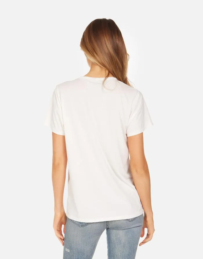 Wolf Graffiti Love Milk Women Lauren Moshi Short Sleeve