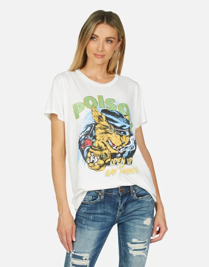 Wolf Poison Cat Milk Women Lauren Moshi Short Sleeve