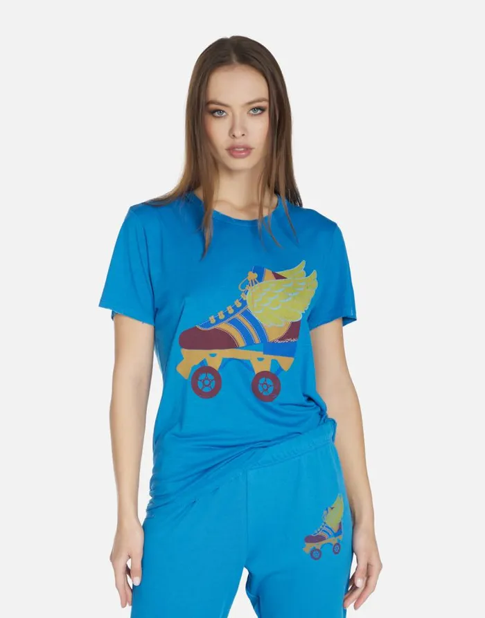 Wolf Retro Skate Mediterranean Women Lauren Moshi Short Sleeve