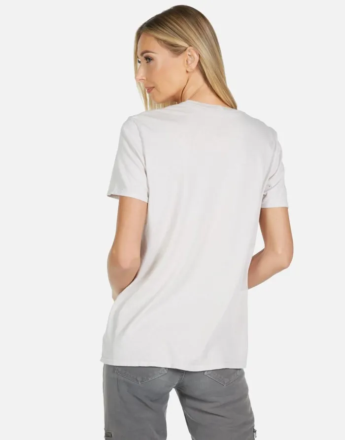 Wolf Scribble Lip Cloud Women Lauren Moshi Short Sleeve