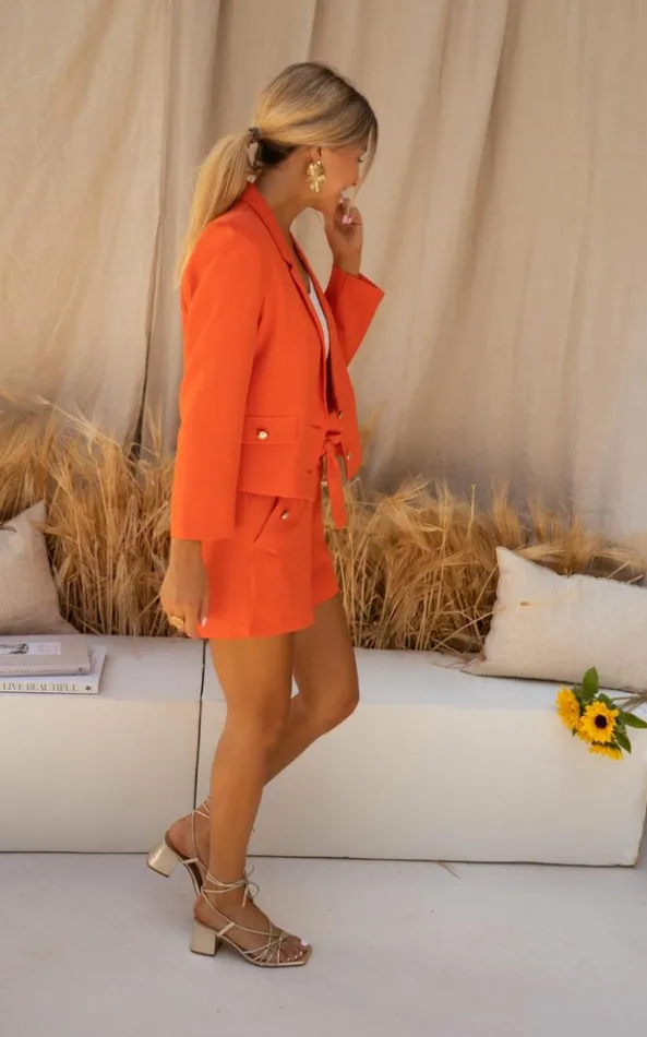 Women039s Clothing Blazers Easy Clothes Orange Estella Blazer