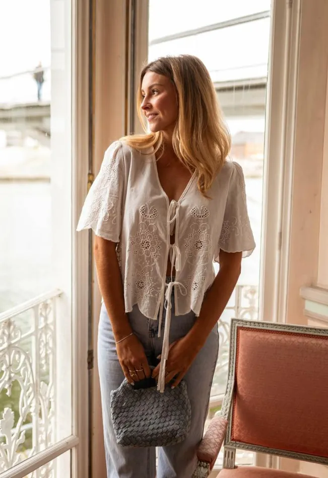 Women039s Clothing Blouses Easy Clothes Ecru Laure Blouse Women039s Clothing Blouses Easy Clothes Ecru Laure Blouse