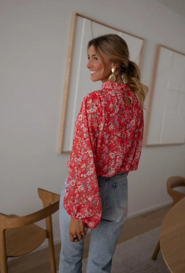Women039s Clothing Blouses Easy Clothes Floral Coral Doma Blouse
