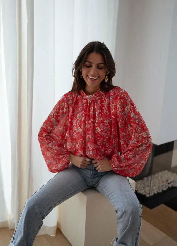 Women039s Clothing Blouses Easy Clothes Floral Coral Doma Blouse