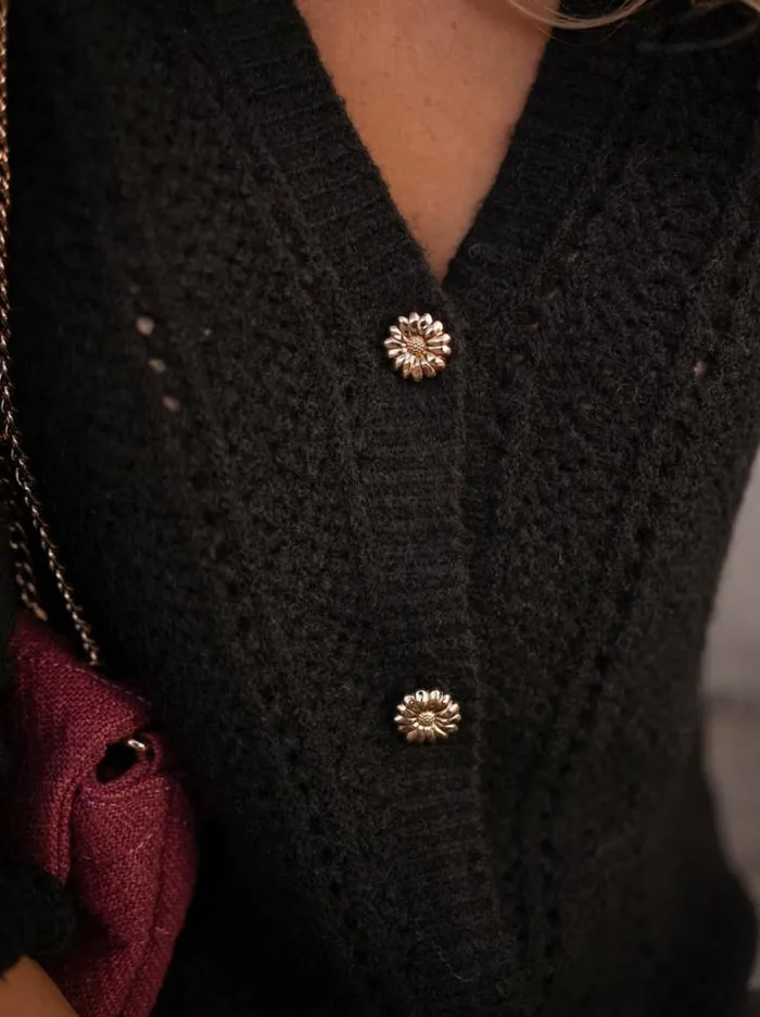 Women039s Clothing Cardigans Easy Clothes Black Xavier Cardigan Black
