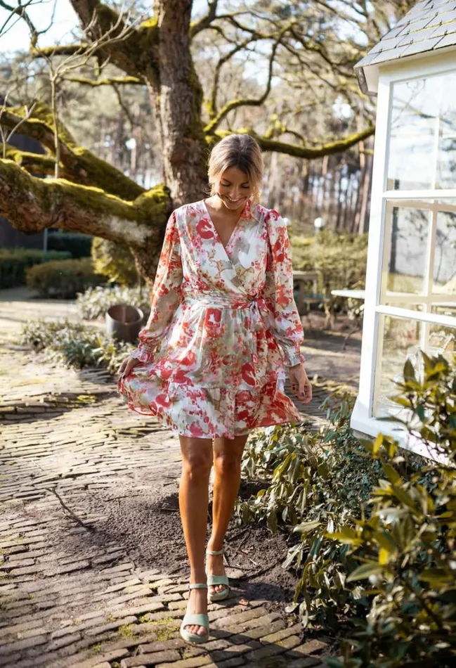 Women039s Clothing Dresses Easy Clothes Orange And Khaki Patterned Toby Dress